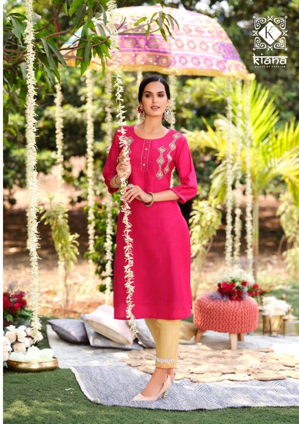 Kiana Fantasy Fancy Wear Musleen Kurti With Pant Collection